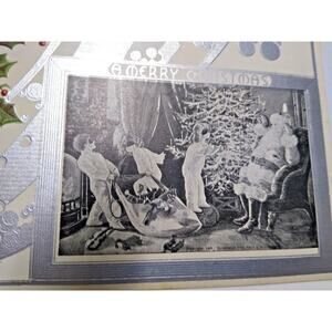 Christmas Postcard Santa Claus Toys Robbed By Masked Children 1908 Illustrated